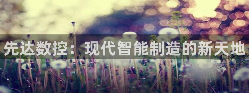 天辰娱乐元宝:先达数控:现代智能制造的新天地
